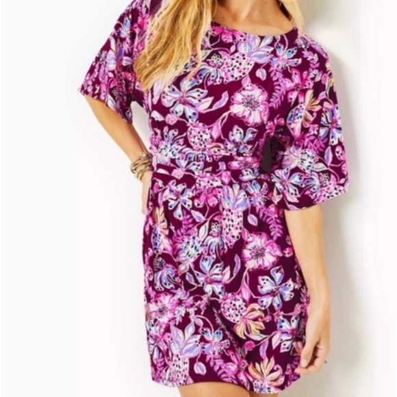 Lilly Pulitzer Dresses & Skirts - Lilly Pulitzer Parigi Romper Tropical Cherry